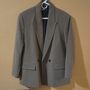 Zara Blazer in Olive